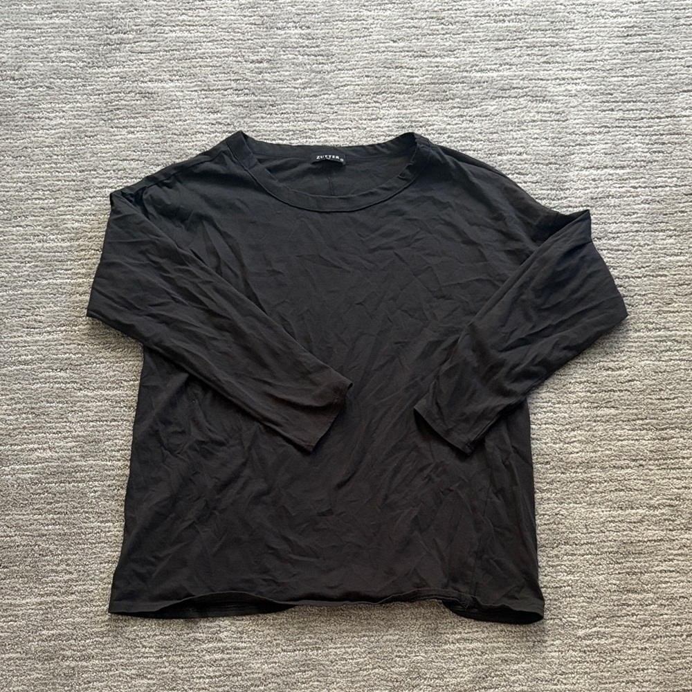 Zutter Black Long Sleeve Tee